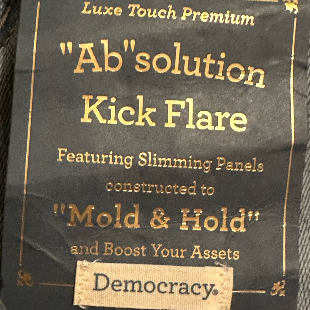 NWT Democracy Absolution Kick Flare With Double Layer Hem - Picture 7 of 15